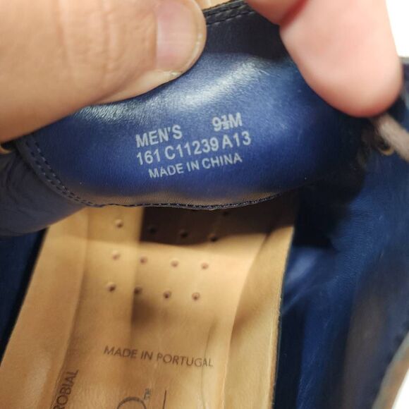 Cole Haan Brown Oxfords with Blue Sole - Picture 8 of 10